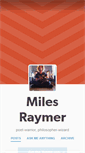 Mobile Screenshot of milesraymer.tumblr.com
