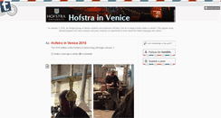 Desktop Screenshot of hofstrainvenice.tumblr.com
