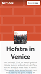Mobile Screenshot of hofstrainvenice.tumblr.com