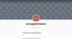 Desktop Screenshot of occupytvnews.tumblr.com