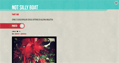 Desktop Screenshot of notsillyboat.tumblr.com