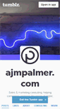 Mobile Screenshot of ajmpalmer.tumblr.com