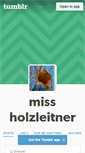 Mobile Screenshot of missholzleitner.tumblr.com