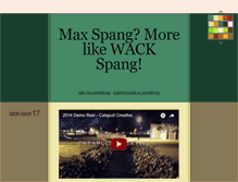 Tablet Screenshot of maxspang.tumblr.com