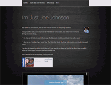 Tablet Screenshot of joejohnson.tumblr.com