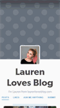 Mobile Screenshot of laurenlovesblog.tumblr.com