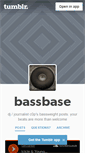 Mobile Screenshot of bassbase.tumblr.com