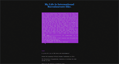 Desktop Screenshot of mylifeisib.tumblr.com