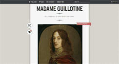 Desktop Screenshot of mmeguillotine.tumblr.com