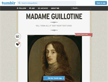Tablet Screenshot of mmeguillotine.tumblr.com
