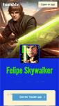 Mobile Screenshot of felipeskywalker.tumblr.com