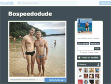 Tablet Screenshot of bospeedodude.tumblr.com