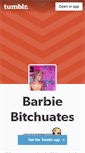 Mobile Screenshot of barbiebitchuates.tumblr.com