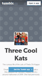 Mobile Screenshot of 3coolkats.tumblr.com