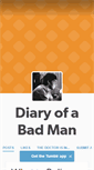 Mobile Screenshot of diaryofabadman.tumblr.com