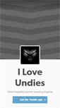 Mobile Screenshot of iloveundies.tumblr.com