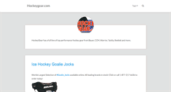Desktop Screenshot of hockeygearusa.tumblr.com
