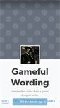 Mobile Screenshot of gamefulwording.tumblr.com