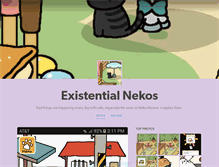 Tablet Screenshot of existentialcats.tumblr.com