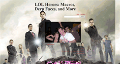 Desktop Screenshot of lolheroes.tumblr.com