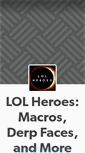 Mobile Screenshot of lolheroes.tumblr.com