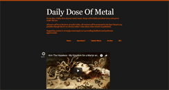 Desktop Screenshot of dailydoseofmetal.tumblr.com