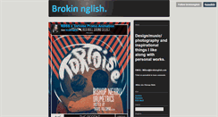 Desktop Screenshot of brokinnglish.tumblr.com