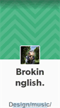 Mobile Screenshot of brokinnglish.tumblr.com