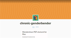 Desktop Screenshot of chronic-genderbender.tumblr.com