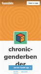 Mobile Screenshot of chronic-genderbender.tumblr.com