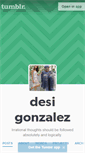 Mobile Screenshot of desigonzalez.tumblr.com
