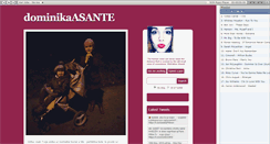 Desktop Screenshot of dominika-asante.tumblr.com