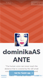 Mobile Screenshot of dominika-asante.tumblr.com