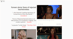 Desktop Screenshot of facesofrejectedbachelorettes.tumblr.com