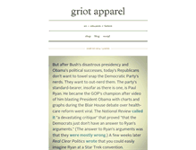Tablet Screenshot of griotapparel.tumblr.com
