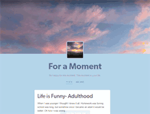 Tablet Screenshot of foramoment.tumblr.com