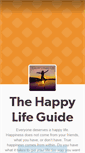 Mobile Screenshot of happylifeguide.tumblr.com