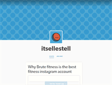 Tablet Screenshot of itsellestell.tumblr.com