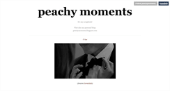Desktop Screenshot of peachymoments.tumblr.com