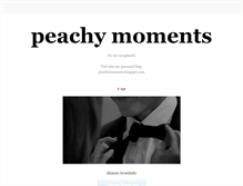 Tablet Screenshot of peachymoments.tumblr.com