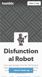 Mobile Screenshot of disfunctionalrobot.tumblr.com