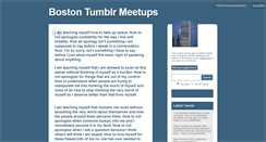 Desktop Screenshot of bostonmeetups.tumblr.com