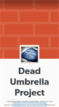 Mobile Screenshot of deadumbrellaproject.tumblr.com