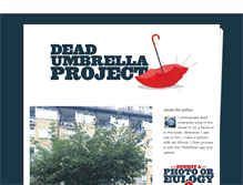 Tablet Screenshot of deadumbrellaproject.tumblr.com