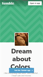 Mobile Screenshot of dreamaboutcolors.tumblr.com