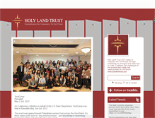 Tablet Screenshot of holylandtrust.tumblr.com
