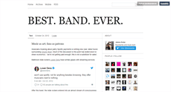 Desktop Screenshot of bestbandever.tumblr.com