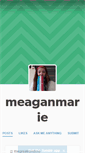 Mobile Screenshot of meaganmarie.tumblr.com