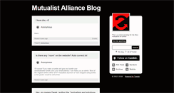 Desktop Screenshot of mutualistalliance.tumblr.com