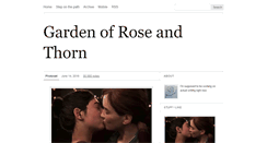 Desktop Screenshot of gardenofroseandthorn.tumblr.com